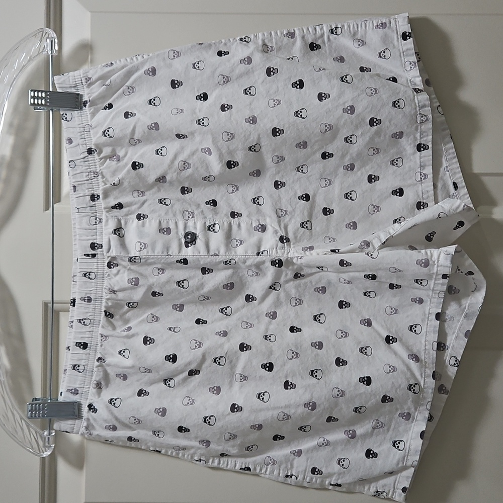 Merona Skull Print Boxers Size Small